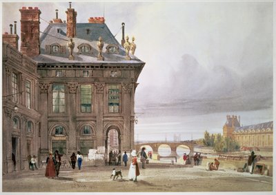 De Pont Royal en de Tuilerieën gezien vanaf het Institut, Parijs door Thomas Shotter Boys